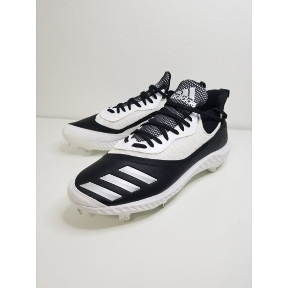 Adidas Men's Icon V Bounce Iced Out Metal Baseball Cleats, Black - Size 13.5 - Picture 11 of 11
